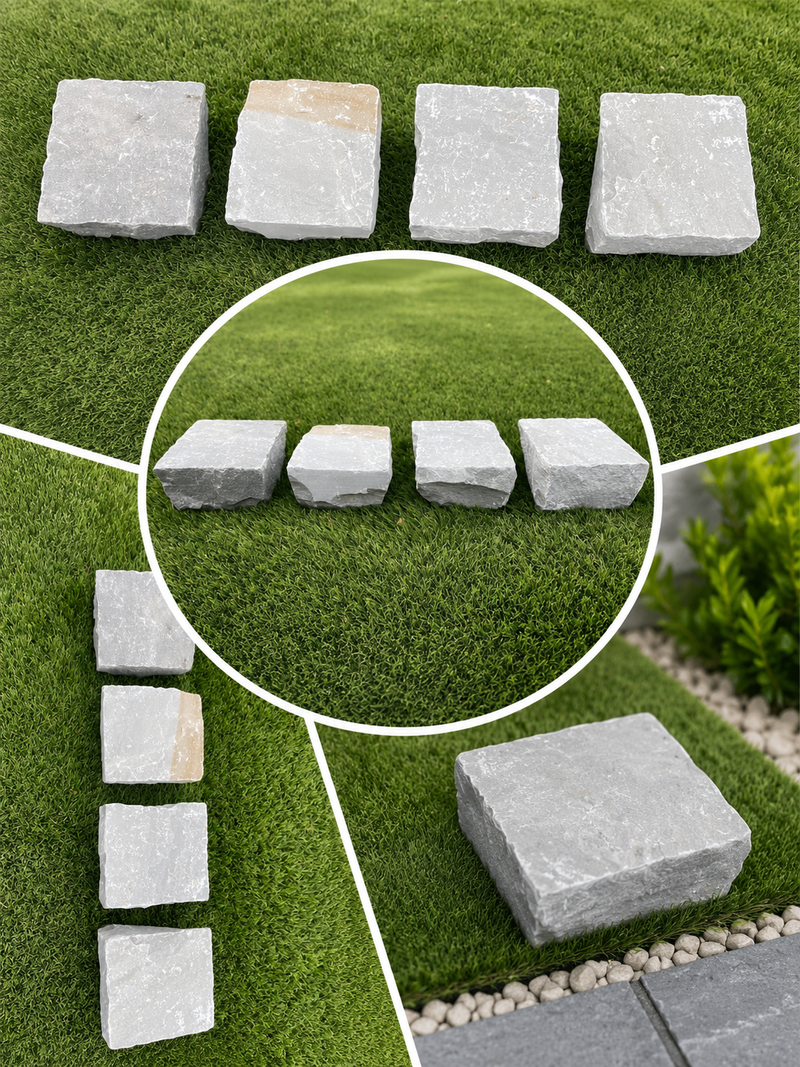 Tumbled Kandla Grey Sandstone Cobbles