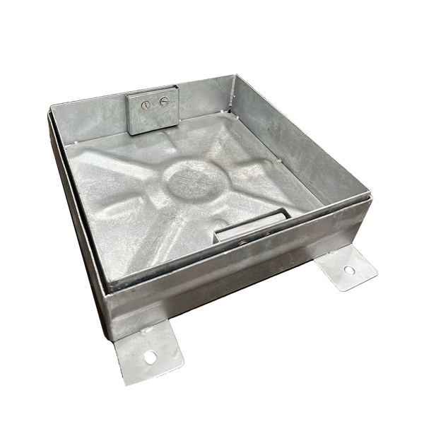 All Metal Round to Square Block Pavior Tray
