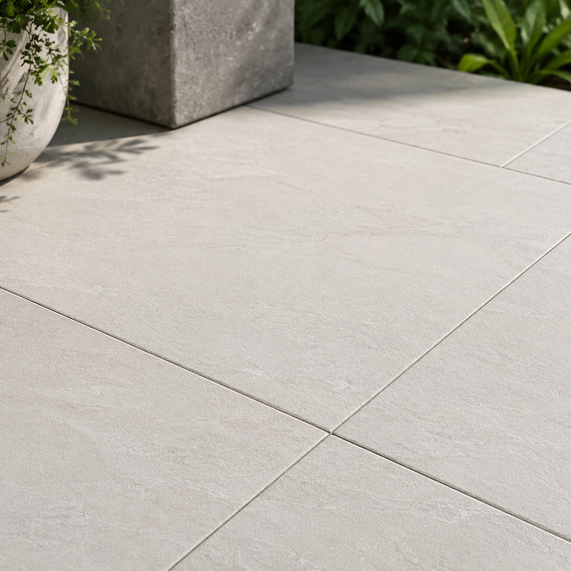 Himalayan White Porcelain Paving