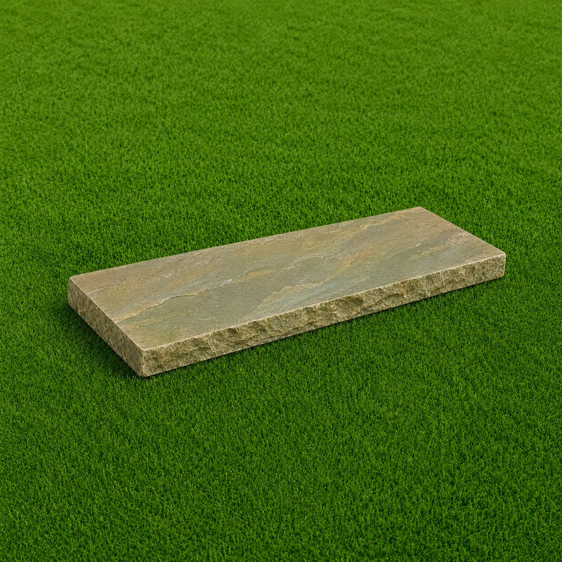 Raj Green Sandstone Coping – Natural Chiselled Edge
