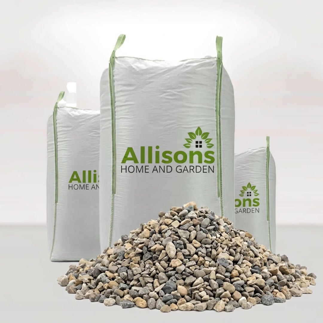 Allisons Home and Garden bulk bags and decorative aggregate